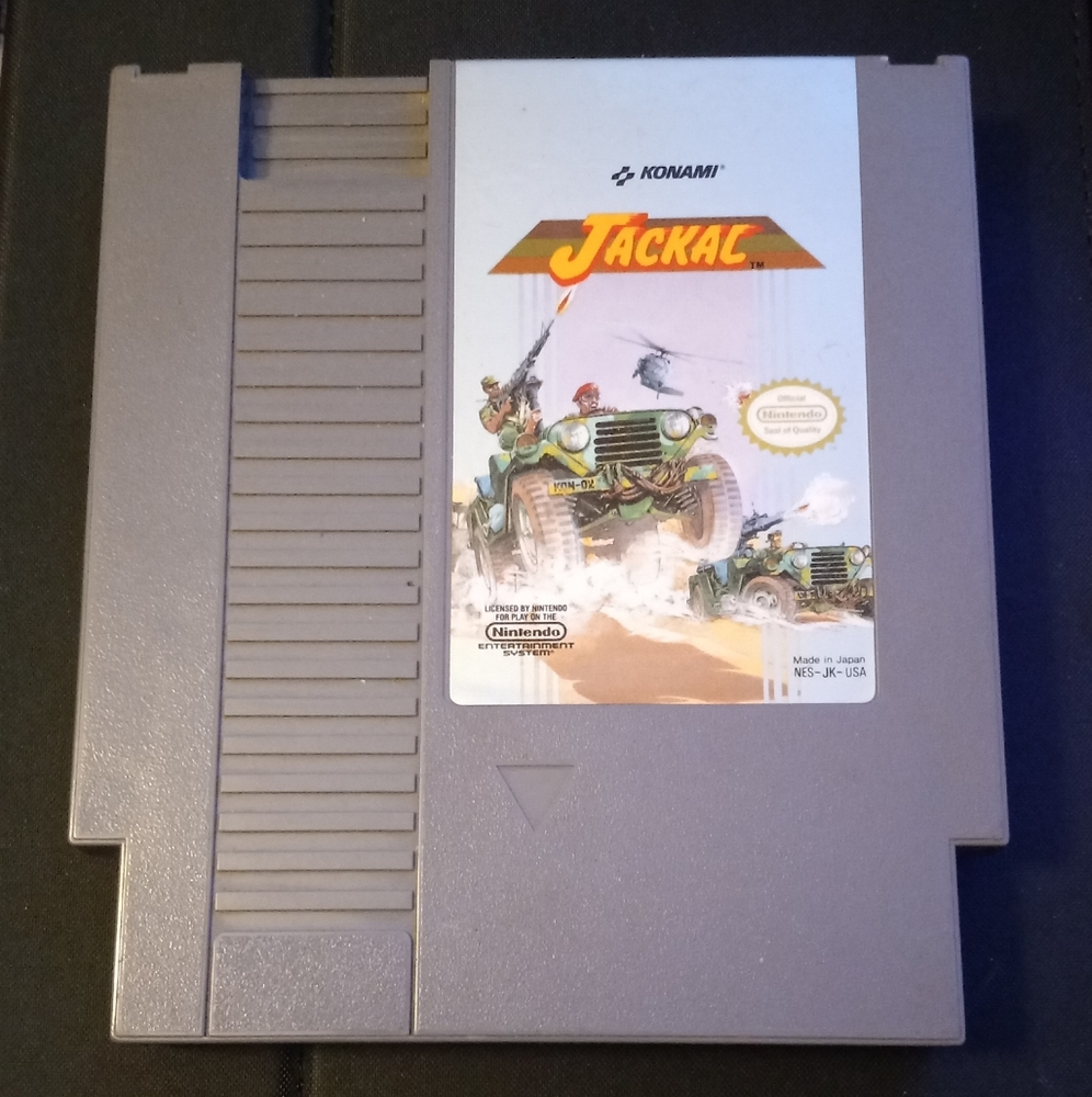 Vintage Jackal nintendo game.